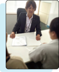 設備営業の仕事風景
